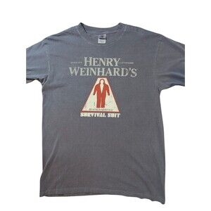 Authentic Pigment Dyed Henry Weinhard's Shirt Men’s Medium Cotton